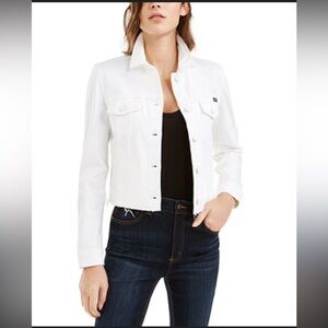 Calvin Klein Women's Crisp White Denim Jacket